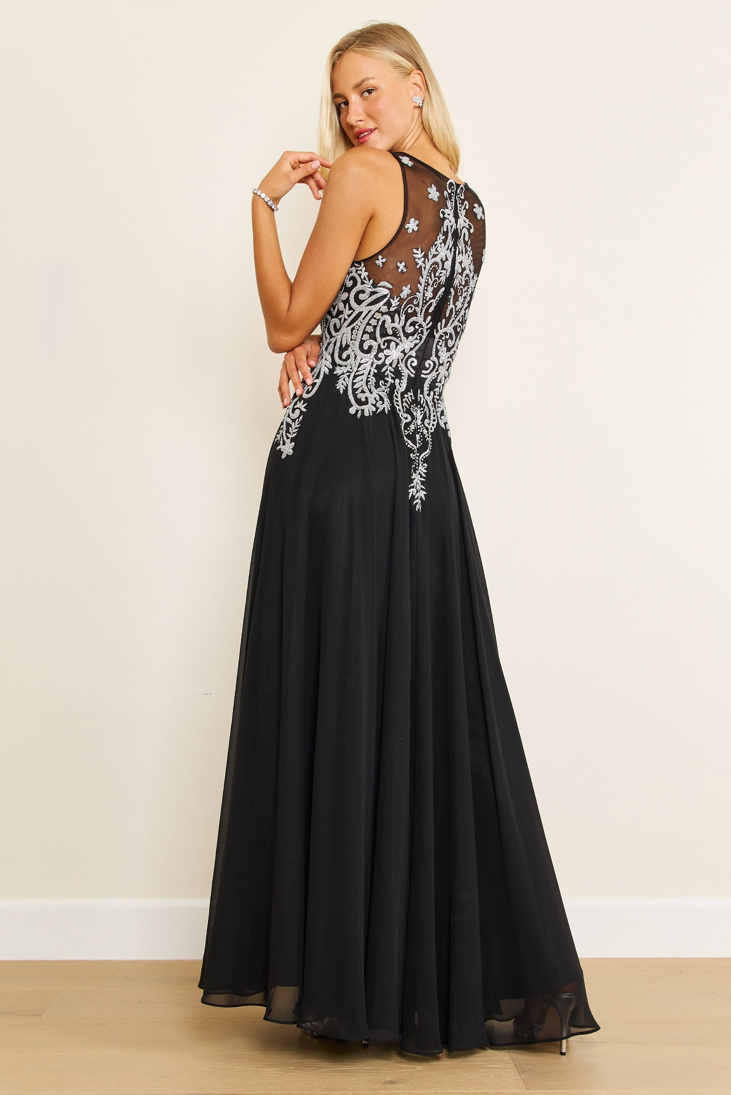Long Formal Party Dress Plus Size Black Tie