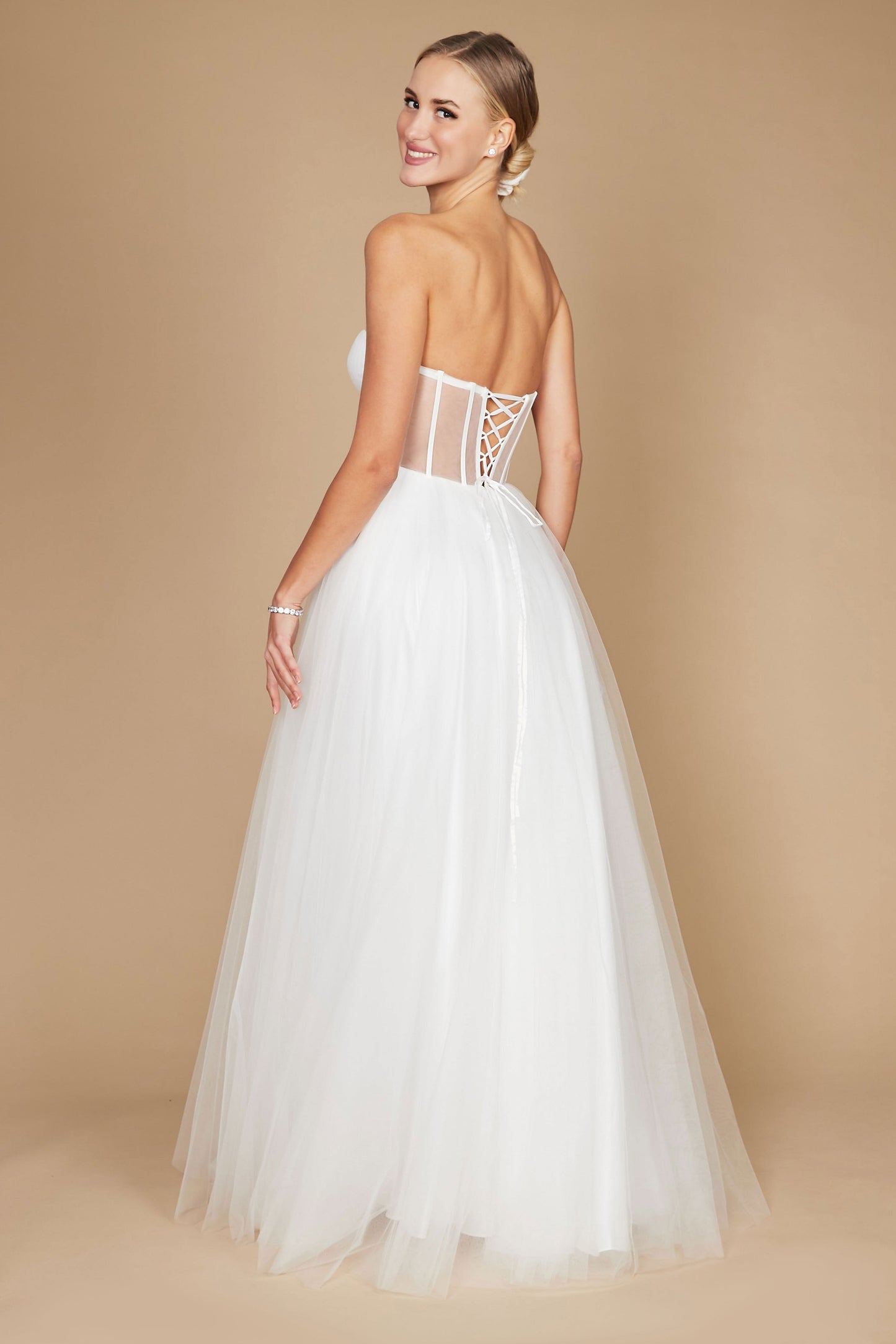 Corset Prom Party Dress Formal Ball Gown