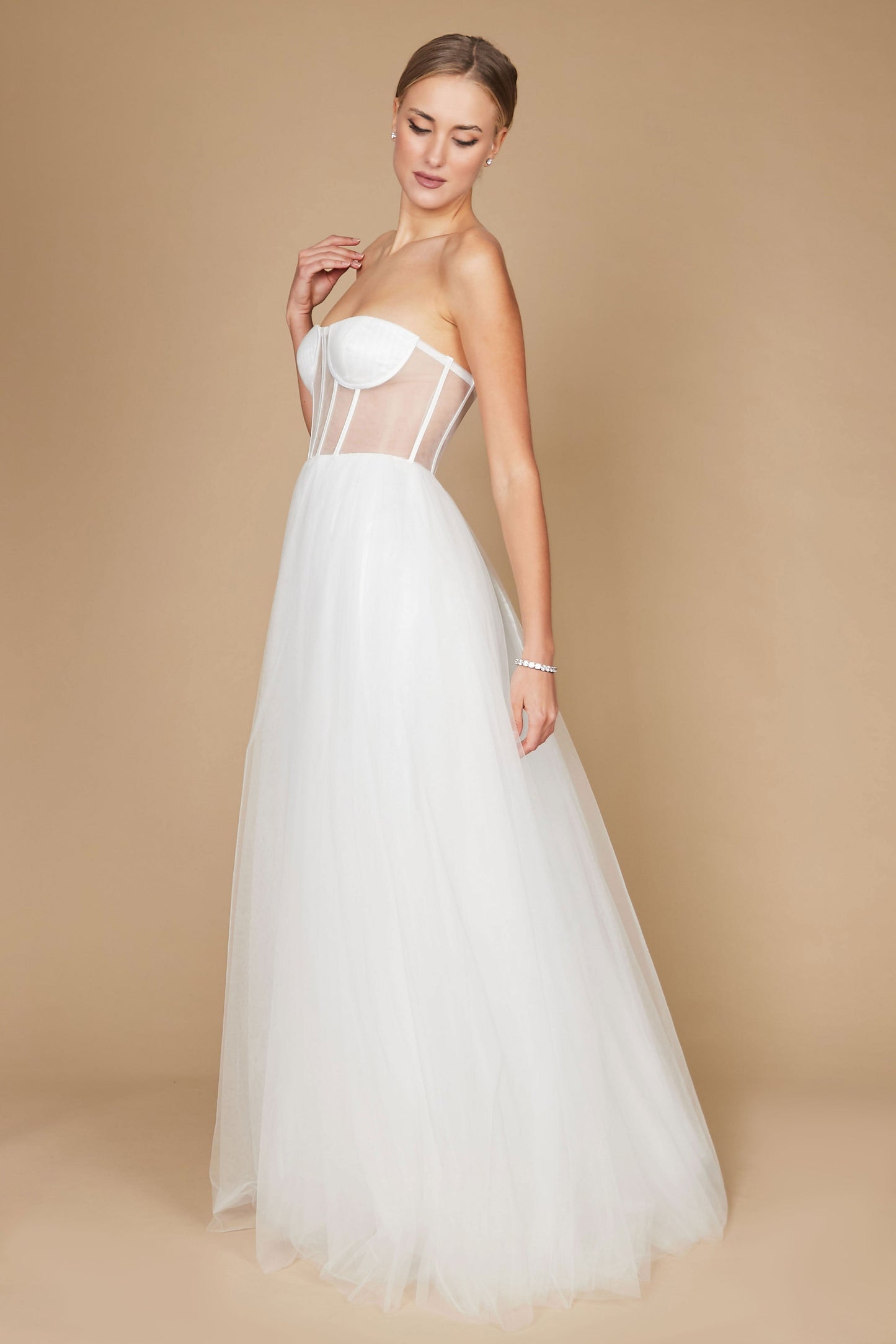 Corset Prom Party Dress Formal Ball Gown