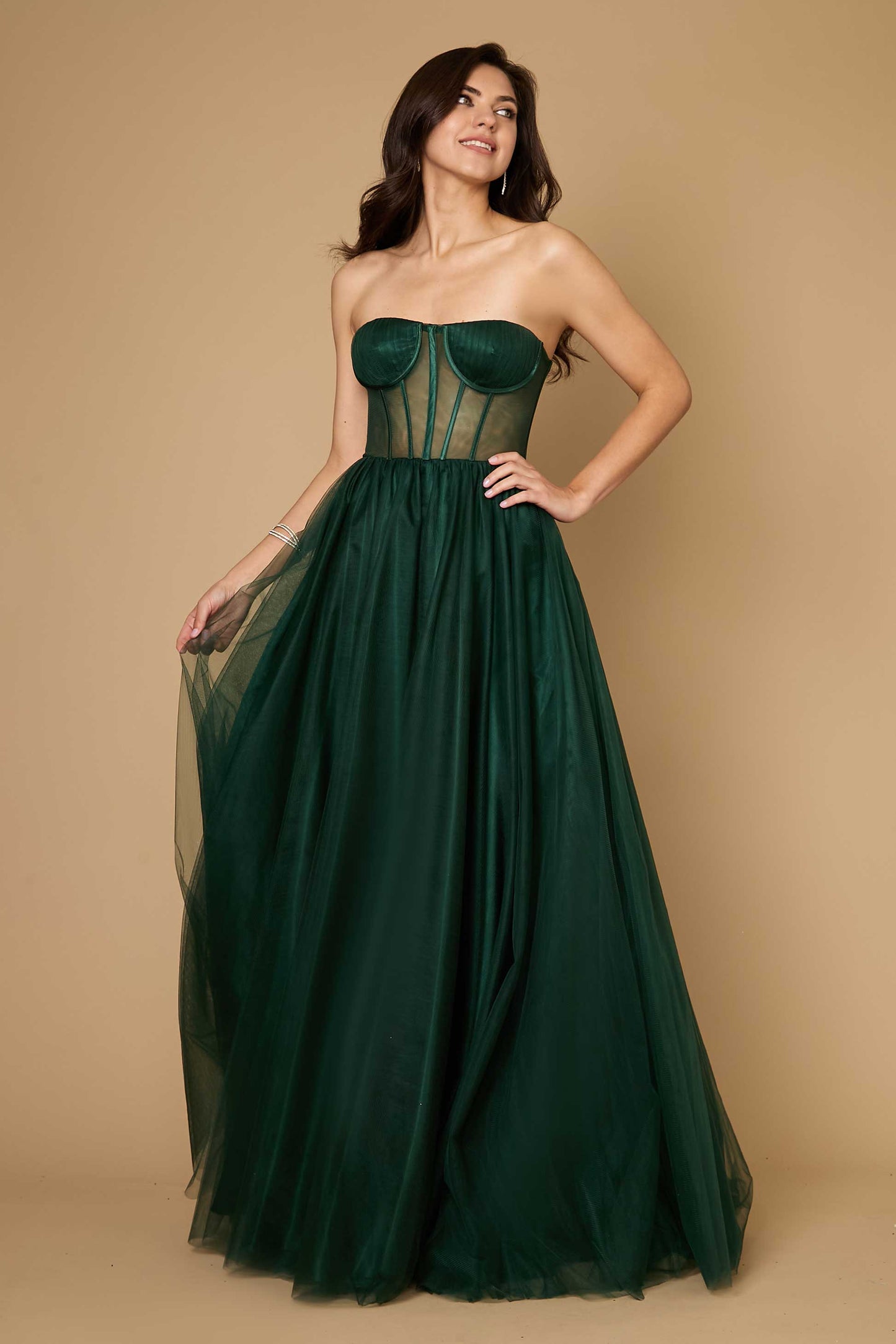 Corset Prom Party Dress Formal Ball Gown