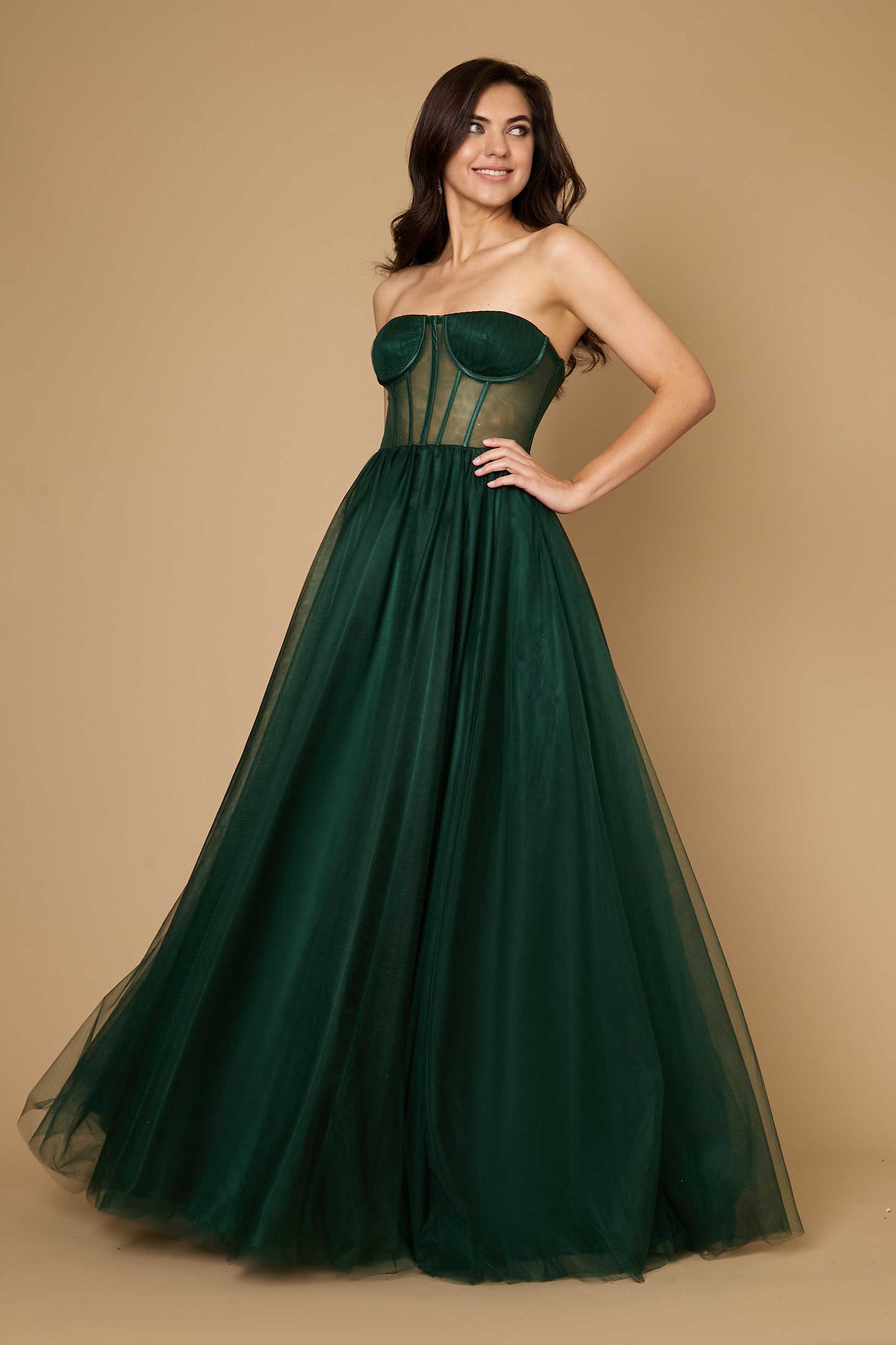 Corset Prom Party Dress Formal Ball Gown