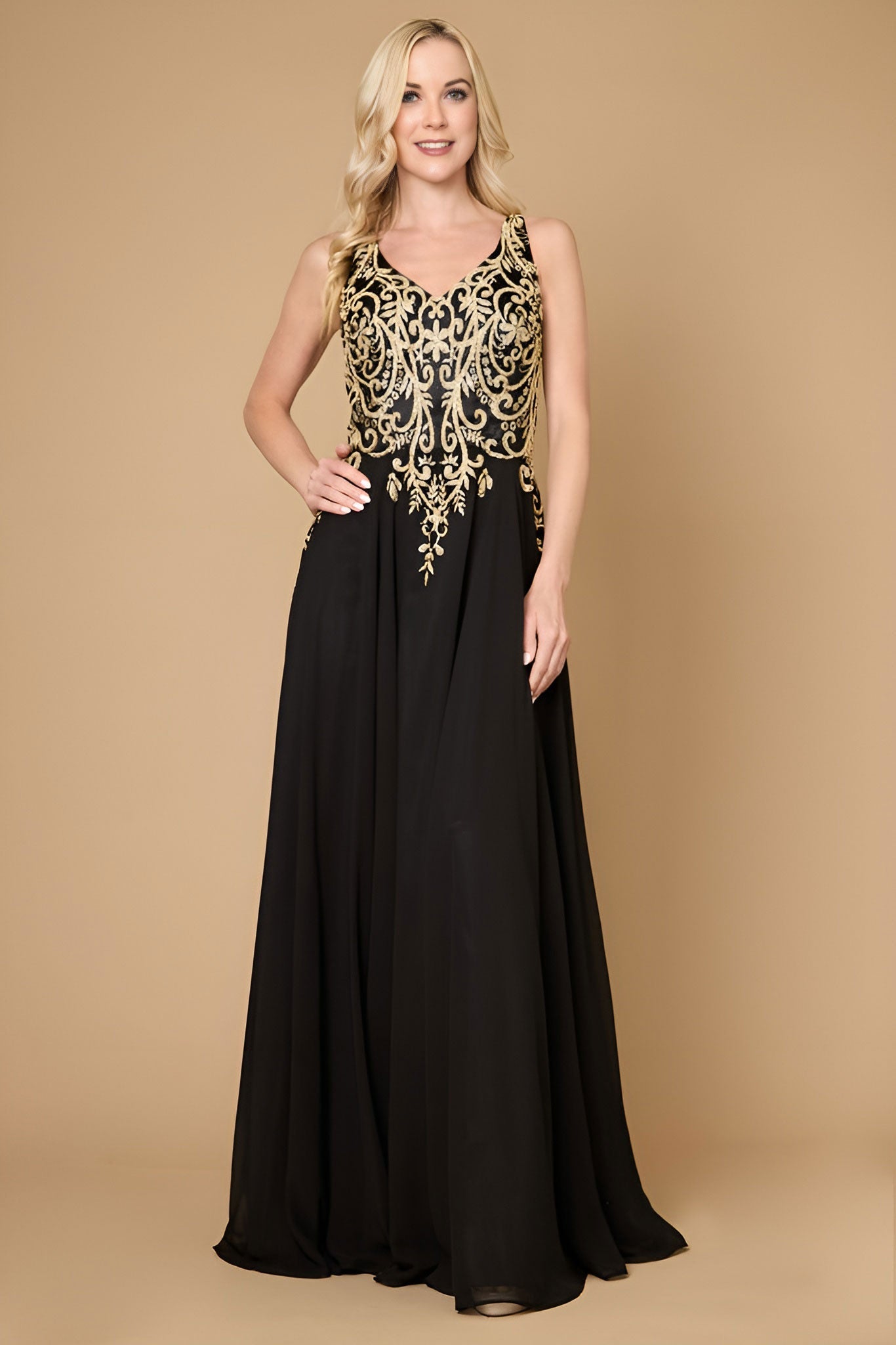 Long Formal Party Dress Plus Size Black Tie
