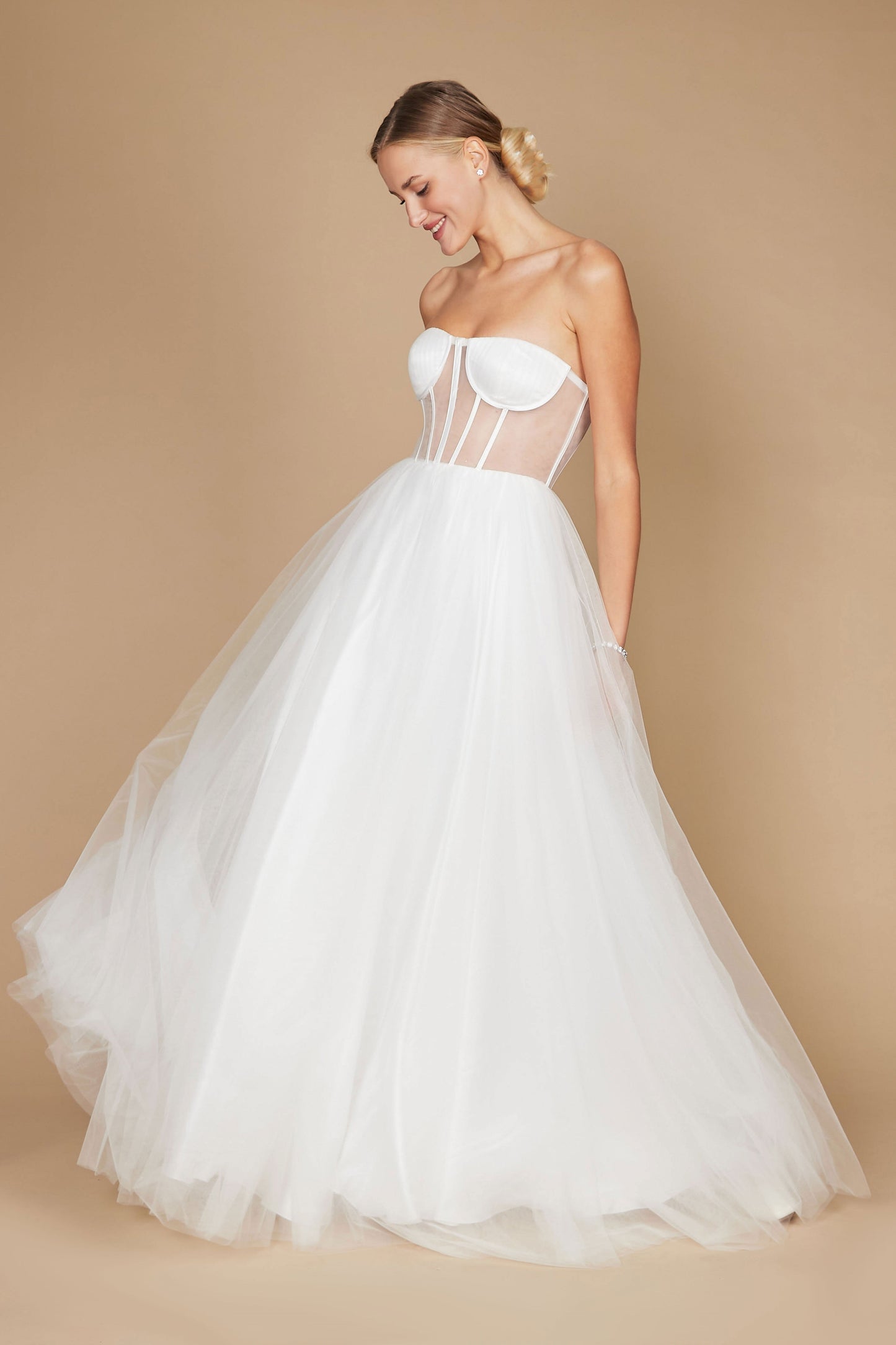 Corset Prom Party Dress Formal Ball Gown