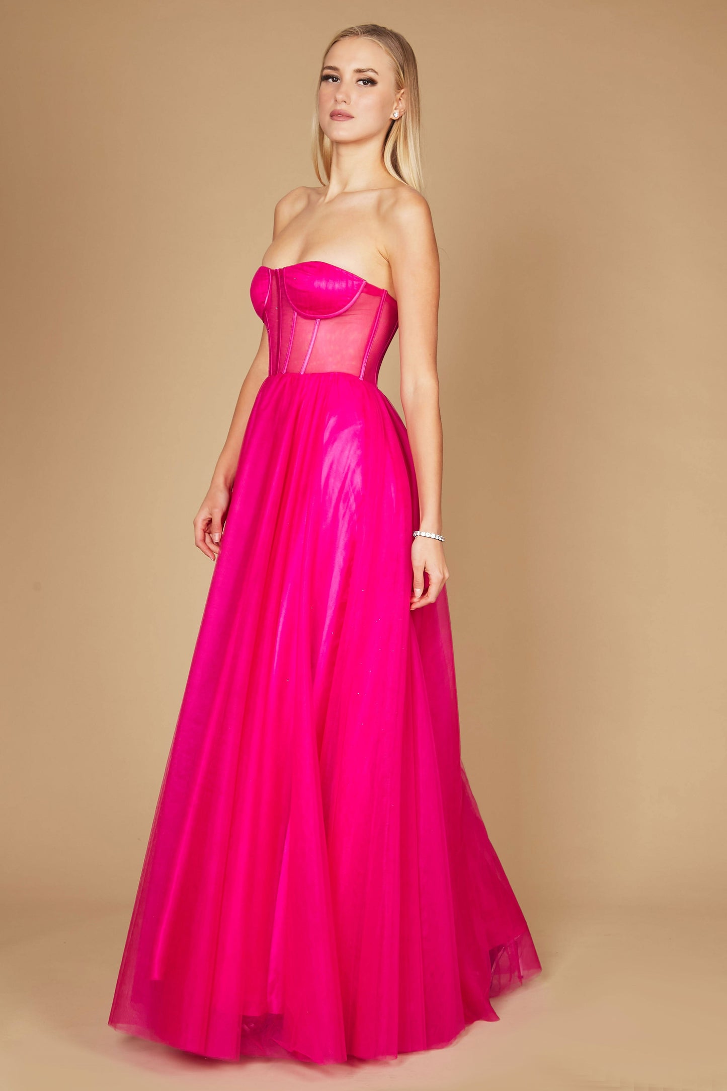 Corset Prom Party Dress Formal Ball Gown