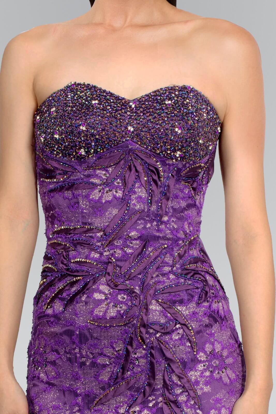 Prom Long Strapless Sweetheart Lace Formal Long Dress Sale